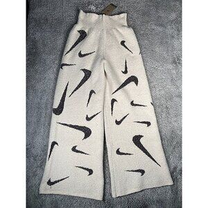 Nike Phoenix Cozy Boucle Knit Pants Size L-XL Women Light Orewood Ash